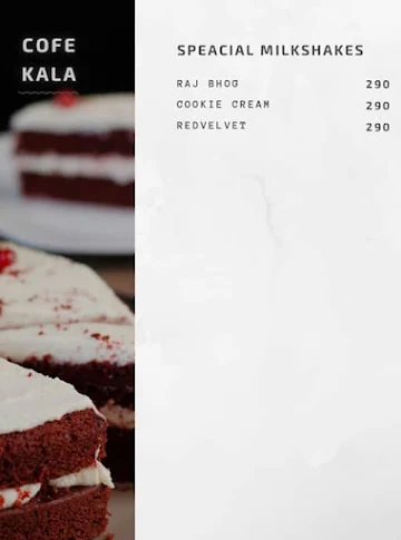 Cofe Kala menu 