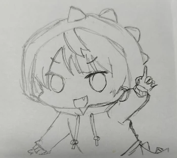 からぴち 鬼滅の刃イラスト描いて見た