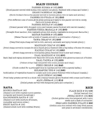 Paratha King menu 2