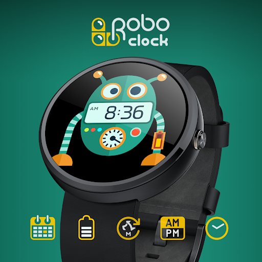 RoboClock Animated Watch Face