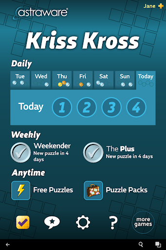 Astraware Kriss Kross screenshots 5