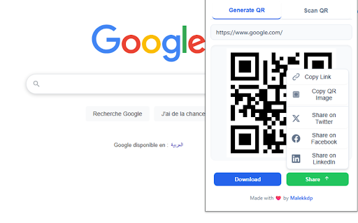 QR Code Generator and Scanner