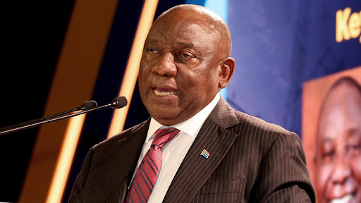 President Cyril Ramaphosa delivered the keynote address at the sustainable infrastructure symposium. (Image source: Presidency)