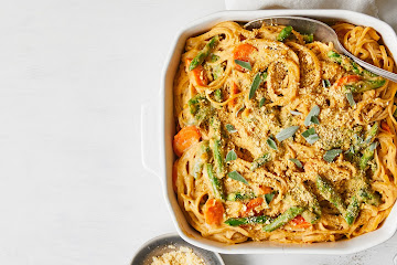 Pumpkin Alfredo Casserole