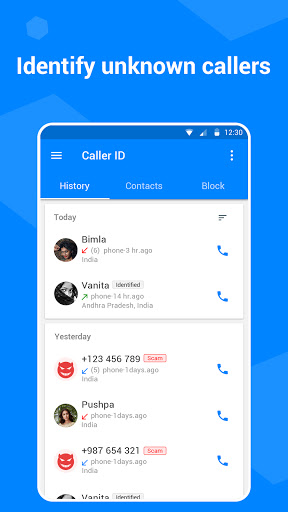 Screenshot Caller ID, Phone Number Lookup