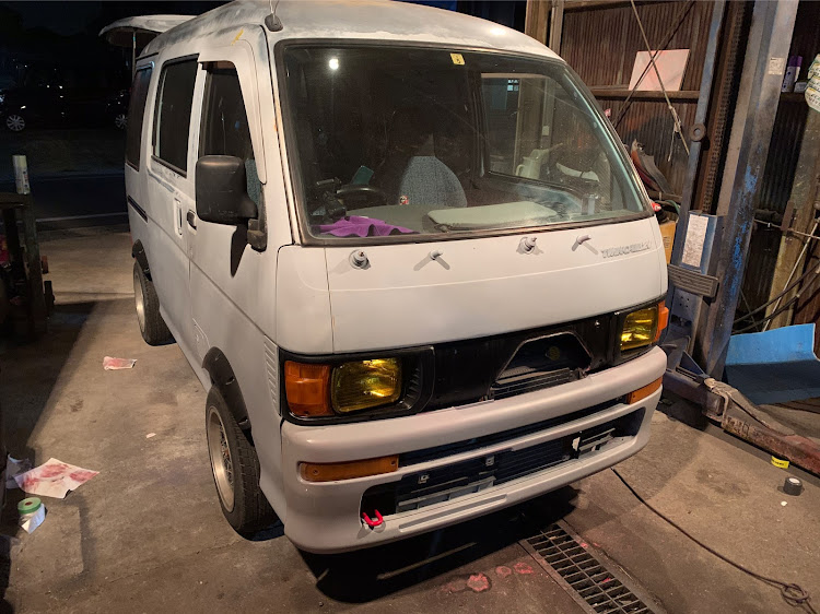 ハイゼットバンのDIY・GW・vanlifeに関するカスタム事例の投稿画像1枚目
