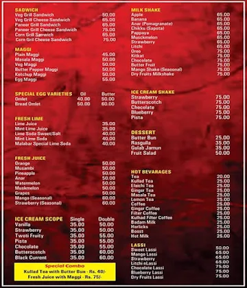 Manglore Cafe Hot And Cold menu 