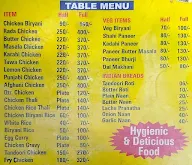 Al-Noor Biryani Centre menu 2