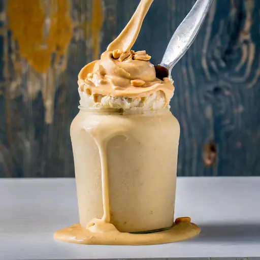 Peanut Butter Thick Shake [450 Ml, 1Mason Jar]