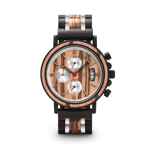Title 3, Mens Handmade Wooden Luminous Waterproof Quart...