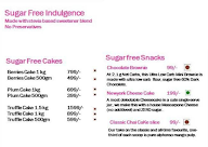 The Sugar Free Keto Kafe - By Artinci menu 1