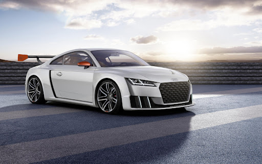 Sleek White Sports Car Under a Stunning screenshot 2