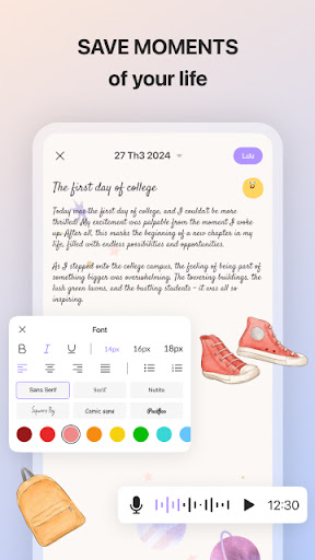 Screenshot Diary Me: My Journal With Lock