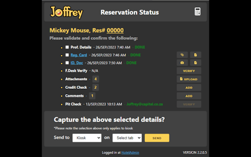 Joffrey extension