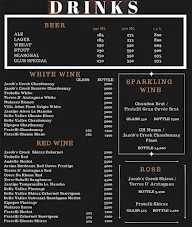 The Biere Club menu 1