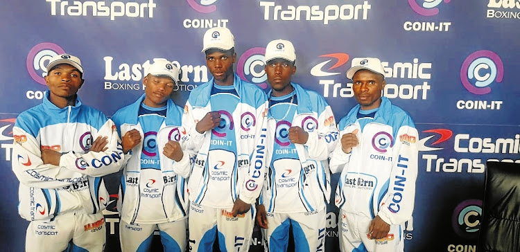 Boxers billed to participate in Last Born Promotions on Sunday were all clad in matching tracksuits at the premedical in Mdantsane on Thursday.