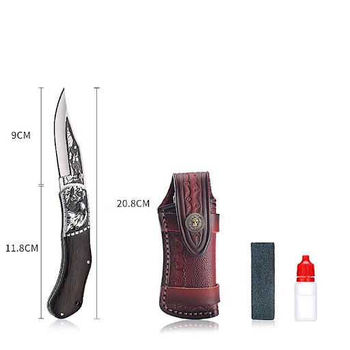 Title 2, Folding High Hardness Sharp Knife Outdoor Durab...