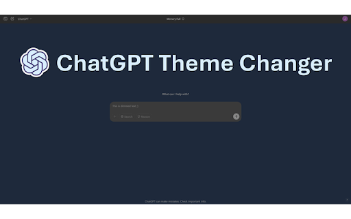 ChatGPT Theme Manager