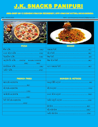 J K Snacks Panipuri menu 8