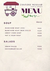 Chatore Nukkad menu 1