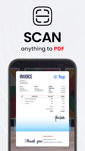 Screenshot PDF Scanner app - TapScanner