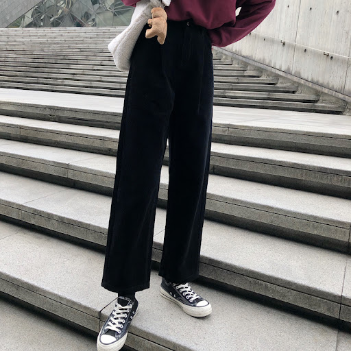 Title 39, Vintage Corduroy Casual Workwear Wide Leg Pants...