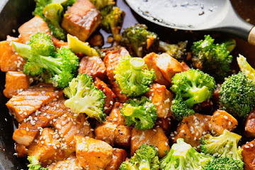 Salmon Stir Fry