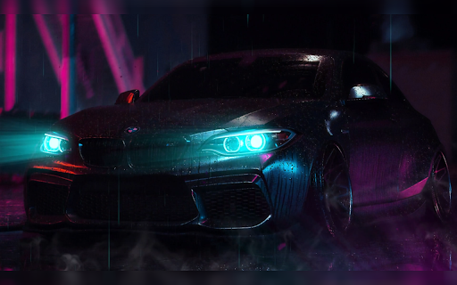BMW M2 Bright Headlights Live Wallpaper