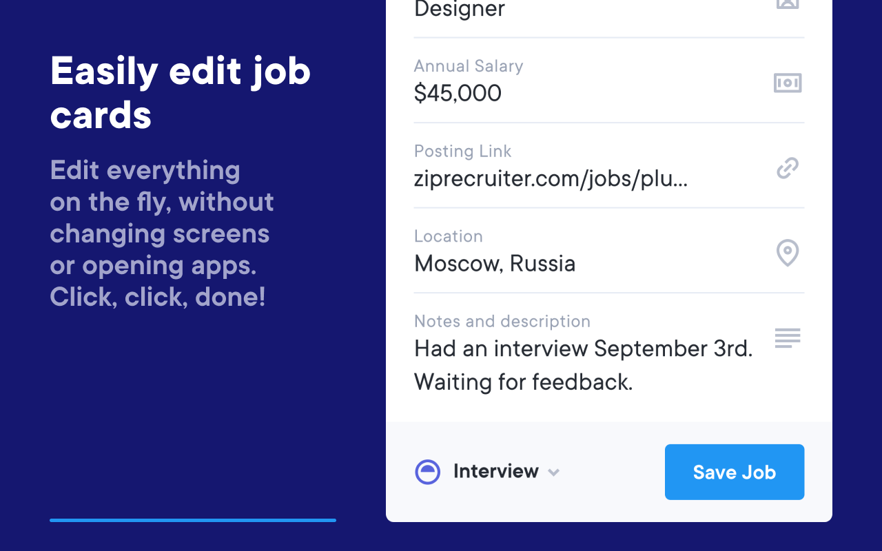 Resume.io: Job Tracker Preview image 2