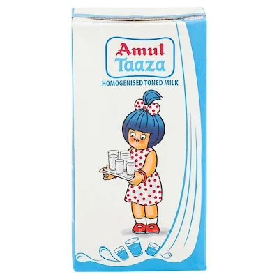 Amul Taaza Fresh Homogenised Toned Milk