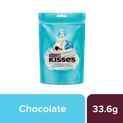 Hersheys Hershey'S Kisses Chocolate-Cookies ' N ' Cream - 33.6 gm