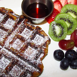 Frenchie with Seasonal Fruits