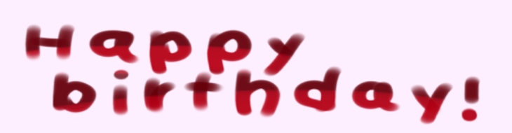 「Happy birthday!(イラスト)」のメインビジュアル