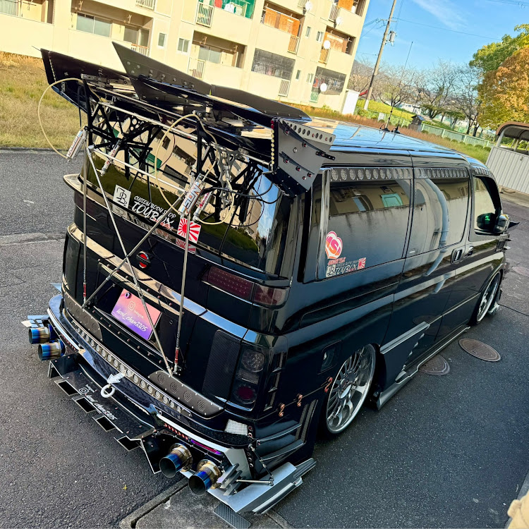 エルグランドのいつもイイネ&コメントありがとうございます🙇‍♂️・ピックアップに選ばれたい・フリpapa杯・DIYに関するカスタム事例の投稿画像1枚目