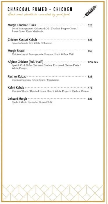 Moti Mahal Delux menu 