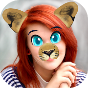 Cute Doggy Face Stickers 2.1 Icon