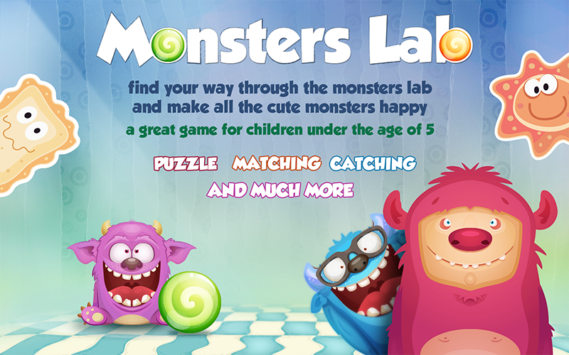 Monsters Puzzle Kids Games Screen 1
