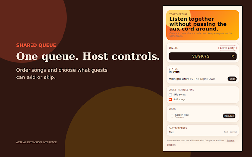 TogetherTune for YouTube Music™ screenshot 3