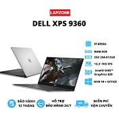 Laptop Dell Xps 9360, Ram 8 Gb, Ssd 256Gb, I7 - 8550U, 13 Inch Fhd Ips Chất Lượng Uy Tín Bảo Hành Lên Tới 12 Tháng