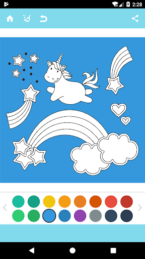 Unicorn Coloring Book