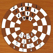 Chess Circular 2 Player Logic Game