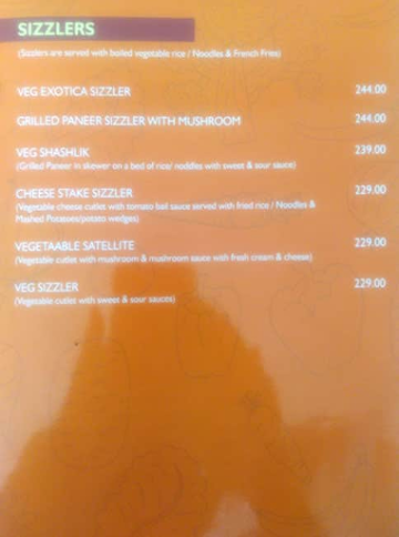 Mittoss Vegg Factory menu 