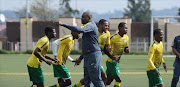 Molefi Ntseki assistant coach of South Africa U20 during the RSA U20 morning training session on 18 May 2016 at Nike Training Centre.