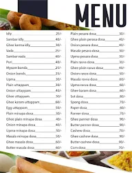 Doragaru Vantillu menu 1