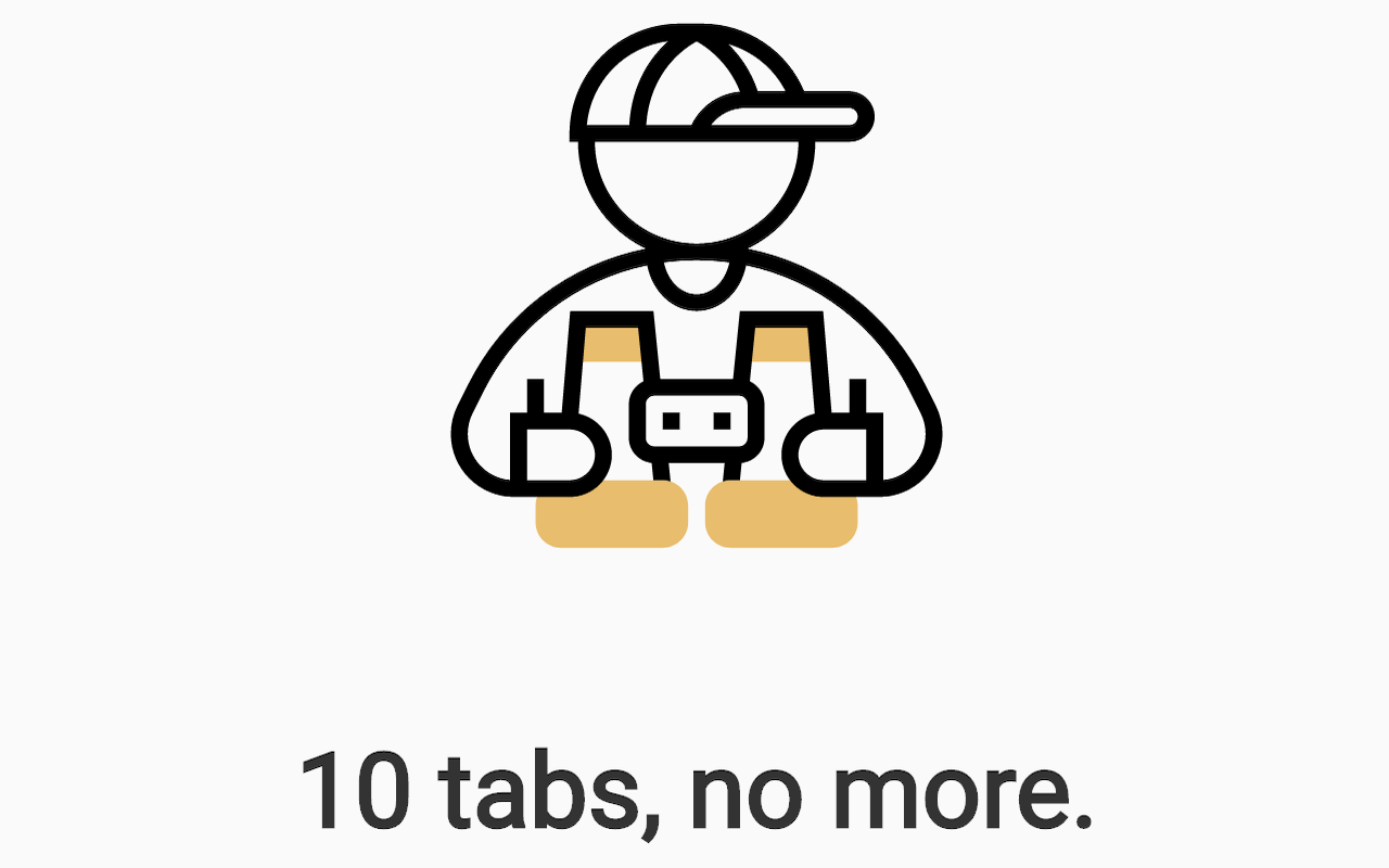 10 tabs, no more Preview image 1