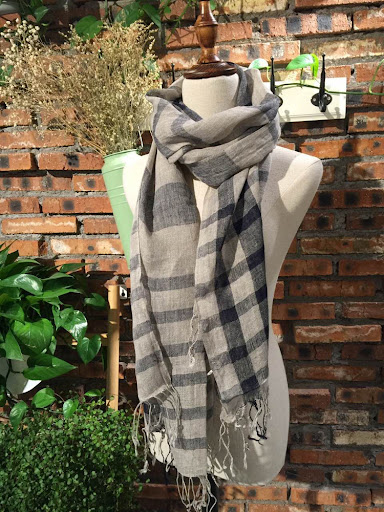 Title 28, Cotton And Linen Scarf Womens Artistic Shawl L...