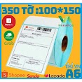 Giấy In Nhiệt 100X150 Nakapos Khổ A6 Cuộn 350 Tem Sẵn Lớp Dán Giấy In Đơn Hàng Shopee. [Cuộn A6]