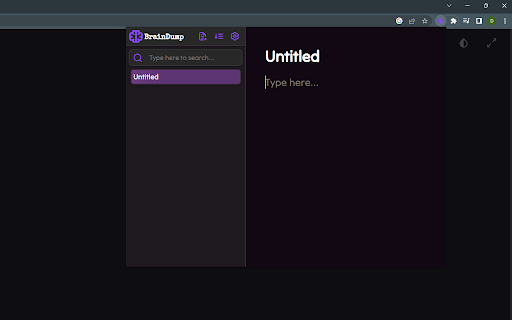 BrainDump - Notes anywhere
