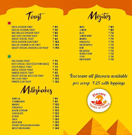 Desert Shawarma menu 2