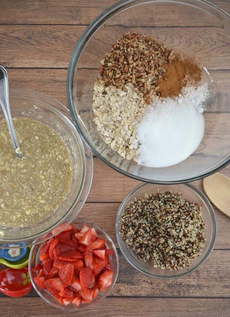 Strawberry Quinoa Breakfast Bars - Building Our Story